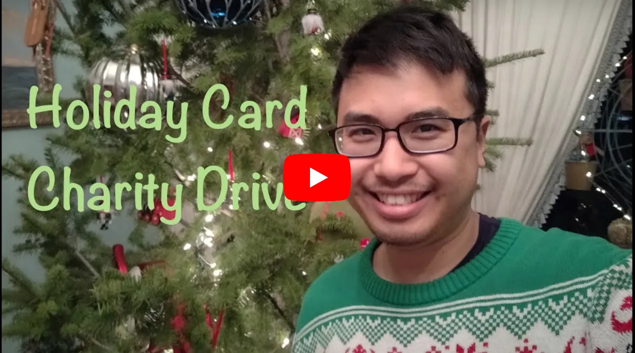 Title card for my holiday card charity